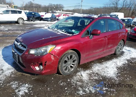 2014 Subaru Impreza 2.0I Sport Premium из США, поврежденный, VIN JF1GPAL61E8266481